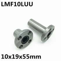 2pcs LMF10LUU LMF10L flange ball bearing Used for 10mm linea