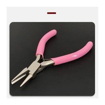 Semi-circle needle pliers semi-circle nose pliers wire winding pliers manual winding 9-pin needle curling needle half-groove open ring groove pliers