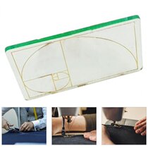 Multi-purpose Acrylic Ruler Golden Section Finder Golder Rat