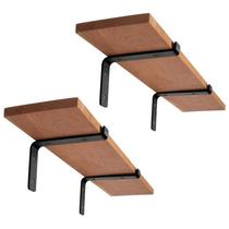 2Pcs Lot Metal Wall Shelf Brackets With Screws Expansion Tub