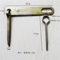 Special lock old door nose door nose door buckle door latch wooden door nose round eye nail