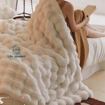 Luxury Faux Fur Blanket Warmth Super Comfortable Blankets