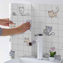 Kitchen oil-proof stickers high temperature resistant waterproof and moisture-proof self-adhesive wallpapers for cabinets and stoves range hood wallpapers aluminum foil wall stickers