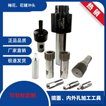 Rotary punching tool lathe punching stainless steel parts hexagonal square plum blossom spline tool alloy tungsten steel punch