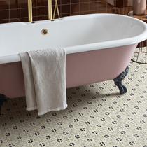 Liubei 200 flower tiles floor tiles French tiles retro bathroom art bathroom wall tiles kitchen balcony floor