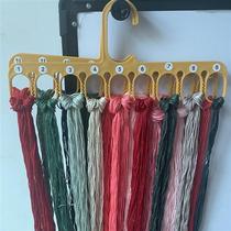 Threading board cross stitch hanging thread board embroidery thread storage artifact finishing clothes hanger home sock drying rack wardrobe storage pants