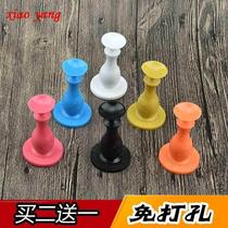 Door suction punch-free suction cup door touch-free magnet rubber anti-collision wall suction door top door handle door stop cushion