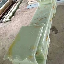 Imitation jade imitation marble TV background Roman columns TV cabinet living room sofa art three-dimensional carving