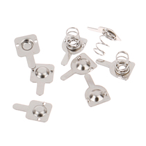 10pair 9x9mm Replacement Metal Batteries Spring Contact Pla