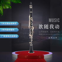 Advanced clarinet Tonality: Bb Body material: ABS Button material: White copper