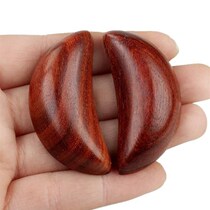 Holy Grail Hexagram Throwing Cup Yin-Yang Cup Yin-Yang Cup Crescent Holy Hexagram Craft Gift Decoration Wild Rice Cup Yao Gua Tools Red Sandalwood