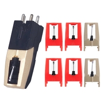 7-pack Gramophone Record Magnetic Cartridge Stylus With LP V