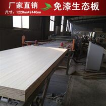 Topcoat ecological board custom processing decoration wood interior paint-free board room board home decoration S wood double board-free wardrobe
