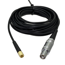 1Pcs RG174 FFA 1S C9 1Pin to L5 Microdot Male Plug Connector