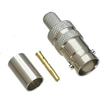 1Pcs Connector BNC Female jack Crimp For RG8X RG-8X LMR240 C