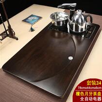 Tea tray tea set all-in-one fully automatic kettle solid wood tea table household drainage complete set of Kung Fu tea ceremony