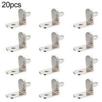 20Pcs Shelf Brackets Support Pins Studs Pegs 5mm Metal Pin S