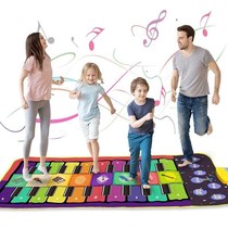Kids Musical Piano Mat Duet Keyboard Play Mat 20 Keys Floor