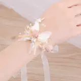 Ювелирное украшение для принцессы, свадебное платье, аксессуары, цветок на запястье, для подружки невесты, в цветочек