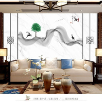 Customized bamboo fiber integrated wall panel simple modern TV background wall 3D living room sofa decorative panel wall panel