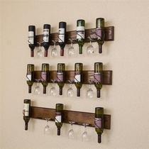 Iron wall wall wine rack wine bottle rack red wine glass rack hanging wine rack wall hanging wine holder goblet wall hanging bar