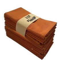 6pc 40x40cm 2024 New Year Cloth Napkins Linen Cotton New Year Napkins