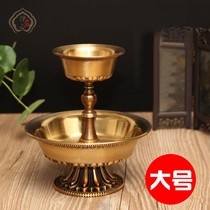 Pure copper protector cup exquisitely carved copper offering cup auspicious eight treasure protector cup large size special offer