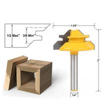 6 35mm 45 Degree 1 2 Milling Cutter Router Bit Set Wood