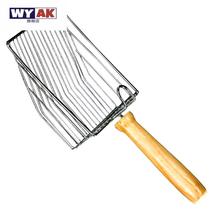 Ultra-fine cat litter b shovel metal large small hole cat poop shovel artifact cat poop shovel non-stainless steel cat sand shovel