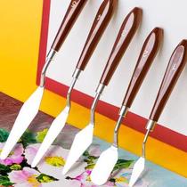 Oil painting knife scraper set small acrylic gouache paint tool flat tip small sharp knife art supplies palette knife
