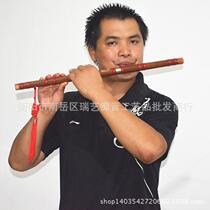 Horizontal flute white copper engraved poem two sections hand-tied horizontal blow flute bamboo flute performance flute flute flower flute head produced by