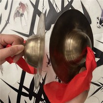 18cm hand-made dumplings exquisite small urns water and land dojo bronze waist drums fine workmanship