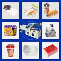 Fully automatic heat shrinkable film packaging machine cosmetic carton carton gift box tableware pe pof film sealing and cutting machine