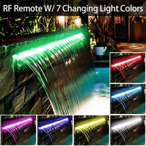 Fisherman Stainless Steel Waterfall Sink Professional Waterfall Light Strip Low Voltage 12V Waterfall Light