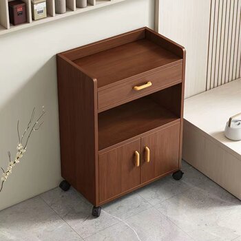 Tea cabinet office storage rack tea table side tea storage cabinet home living room storage cabinet against wall dining side cabinet