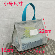 Student set lunch bag breathable hollow mesh portable spring and summer lunch bag lunch box office worker large capacity