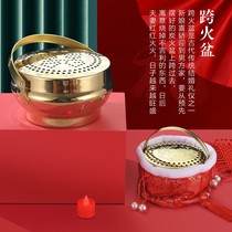 Pure copper fire gun wedding copper fire punch wedding housewarming stove hand stove prosperous basin dowry warming hand and foot brazier wedding