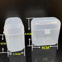 Baby products transparent square pacifier box snack storage box pp pacifier teether storage box manufacturer