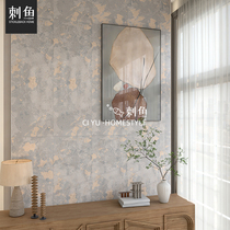 Wabi-sabi cream white kitchen bathroom micro-cement tile French retro bathroom tile background wall 400x1200