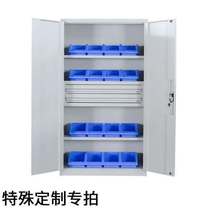 Manufacturer factory tool cabinet workshop with hanging plate thickened heavy-duty storage cabinet multi-function double door iron sheet