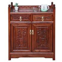 8BWI tea cabinet small tea cabinet solid wood storage cabinet kitchen storage cabinet wine cabinet Chinese sideboard tea table side cabinet