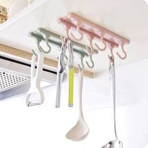 Strong sticky hook kitchen cabinet top hook ceiling cabinet storage rack multi-functional 6-link hook hook