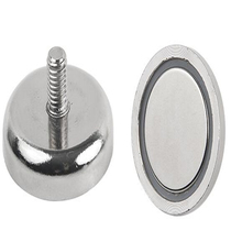 8PCS Super Strong 22KG Vertical Neodymium Pot D25mm Magnet M