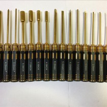 Model Tools Hexagonal Screwdriver Titanium Hexagonal Handle 16-piece Model Tool Kit