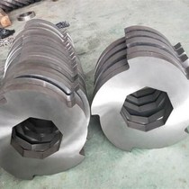 Non-standard custom-made single-axis and double-axis plastic wood iron shavings small sheet metal shredder blade accessories