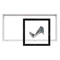 Honeycomb large board conversion frame integrated aluminum honeycomb ceiling conversion frame 30*300*600 bathroom heater installation frame black and white