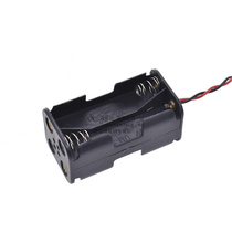 High-quality battery box (two AA batteries on the front and back) double-sided four AA batteries can hold 4 AA batteries*