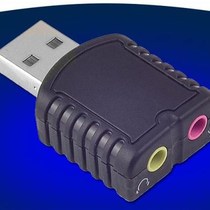 USB Stereo Sound Card Adapter Converter Extra Audio Source P