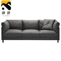 ?? Fabric sofa small apartment sofa living room sofa combination double triple Nordic simple sofa
