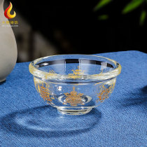 Tibetan water supply cup for Buddha crystal eight auspicious water supply bowl water supply cup for Buddha eight worship cups for gods holy water cup